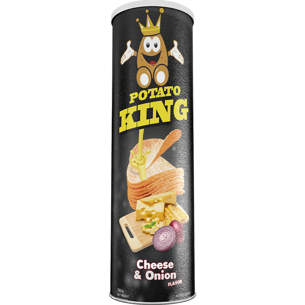 Potato King Chesee and Onion 160g